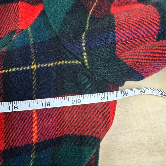 Vintage Pendleton Red and Green Plaid 100% wool Coat - Picture 12 of 14